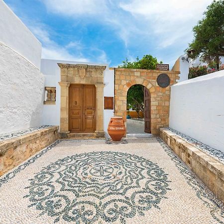 Villa Eftihia In Lindos 外观 照片