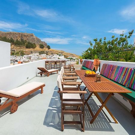 Villa Eftihia In Lindos 外观 照片