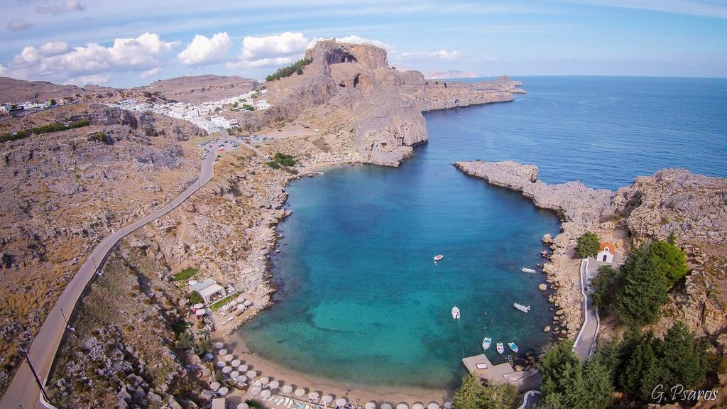 Villa Eftihia In Lindos 外观 照片