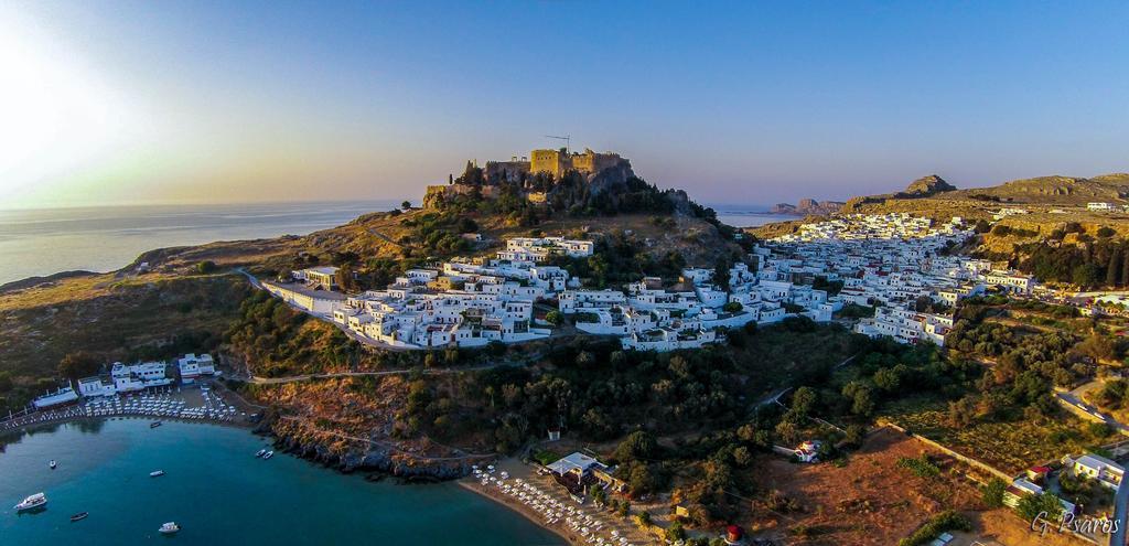 Villa Eftihia In Lindos 外观 照片