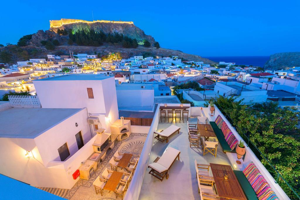 Villa Eftihia In Lindos 外观 照片