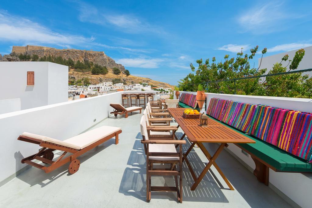Villa Eftihia In Lindos 外观 照片